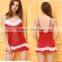 Womens Lingerie Red Christmas Bodydolls Lace Chemises
