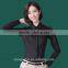 new design cheap camo long sleeve cotton shirt for ladies
