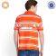 no label polo shirt striped yarn dyed polo shirt