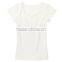 Wholesale 100% cotton blank woman t shirt 2016