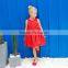S17614A Kids Wear 2017 European Frock Design Girl Kids Summer Dress