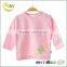 Cotton round collar kids t shirt design with three colours