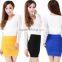 Wholesale fancy Stretch Cotton Sheath short Skirt
