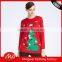 2017 Womens Christmas Knitting Tree Patterns Pullover Jumper Sweater for Adult