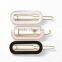 Fashion Popular Rectangle Gold Plated Pink Enamel Woman Hair Clip