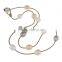 Best Selling Products Waxed Linen Cord Fresh Water Pearl Necklace