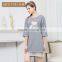 Fashion Qianxiu Autumn Womens Girl Print Knit Cotton Long Sleeve Pricess Nightgowns