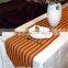 Decorative Jacquard Home Reataurant Satin Table Runner