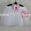 Wedding skirt for baby girl tutus flower white dress 2015 cool skirt