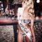 Queen satin sashes for beauty contest