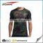 Heathery blank mesh gym shirt fitness dri-fit seamless shirt for mens athletic wear
