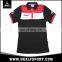 Custom New Stripe Design Cut And Sew Men's Polo Shirts