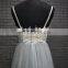Wholesale Spaghetti Straps Appliques Top Floor Length Sexy Long Prom Dress For Girls