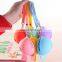 Waterproof baseball cap design silicone cosmetic makeup zipper purse bag