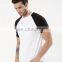 Factory direct sales Men ' Short Sleeve fashion design 100% Cotton white O-nec