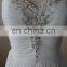 Simple Sweet Heart Beaded Pleated Chiffon Wedding Dress Vestidos de Noiva