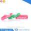 Unisex debossed silicone bracelet for activities event
