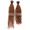 Hair weave color #4 human hair extension 8a