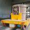 50 ton motorized driven electric rail flatbed ladle transfer car equipped hydraulic lifting equipment