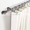 Brown Metal Shower Curtain Rings hook clip 12 Pack O ring design for bathroom