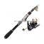 Factory Supply Lightweight Telescopic Mini Pen Surf Fishing Rod Reel Complete Set