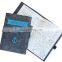 Color custom A4 A5 A6 felt notebook cover with pen holder for promotional