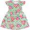 flutter sleeve chicken print toddlers/girls ruffles dresses