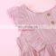 free ship ins girls pink hollow out dresses kids fly sleeved princess dress 2-8years
