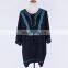 Cotton Black Embroidery Beach Cover up Playeros Sexy cover up Swimwear Kimono de Plage Bikini Cover ups Sarong Beachwear Tunic