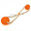 two dogs interactive toy,rope with ball toy aggressive dog toy for aggressive chewers