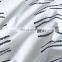 90 gsm  white color Black stripes duvet cover and pillowcase 3 sets bedding set