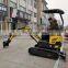 chinese 1.8 ton 2 ton mini hydraulic excavators for sale cheap prices