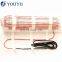 CE EAC certified floor heating mat china factory aluminum foil heating mat china outdoor flooring systems