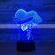 Love Heart 3D Illusion Night Lamps Romantic Valentine Gift 7 Colors Atmosphere Table Light for Lover Wedding Anniversary