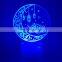 Muslim 3D Lamp 7 Color Changing 2019 Creative Kids Gift Table Desk Decor LED Lamp