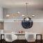 Modern Designer Glass Lamp Led Light Gold Glass Chandelier Pendant Lamp