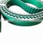 T10 T5 S5M type belt with green coating pu timing belt