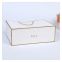 Gold stamp and full color printing shopping white paperboard paper bag for bakery shop gift packaging