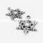 High Quality Zinc Alloy Metal Making Accessories Metal Alphabet Snowflake Charm Pendant Jewelry