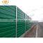 Transparent tempered glass aluminum construction noise reduction cancelling barrier panels manufacturer