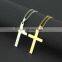 Stainless Steel Cross Bible Religion Ornament Christian Crucifix Necklace