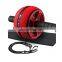 Ab Roller Wheel Abdominal Exercise Roller Adult Home Fitness Equipment AbRoller with Resistance Bands