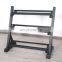 Wholesale Kinds Quality Three Layer Portable Dumbbell Racks Gym Vertical Standing Dumbbell Holder For Dumbbell Rack