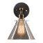 Vintage Pendant Light Glass lamp shade with copper bulb holder