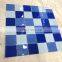 4mm and 8mm thickness Crystal glass mosaic for swimming pool mixes color from FOSHAN