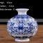 Chinese antique blue-and-white fine pattern ceramic flower vases
