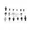 SanHao auto clip and plastic fasten for car best quality clip fastener HE05