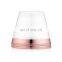 High Quality Rose Gold Plastic Cups 9 Oz Clear Old Fashioned Tumblers Wedding Party