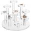 Clear Acrylic Watch Ring Organizer Display Dresser Top Jewelry Stand