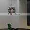 HUAYI High Quality Matte Black Modern Decoration Indoor Living Room Bedroom Hanging LED Pendant Light